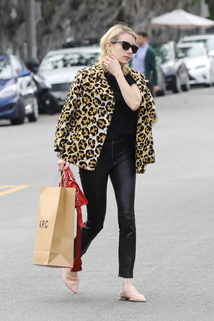 Emma Roberts Makes a Shopping Trip to A.P.C Store in Los Angeles-1