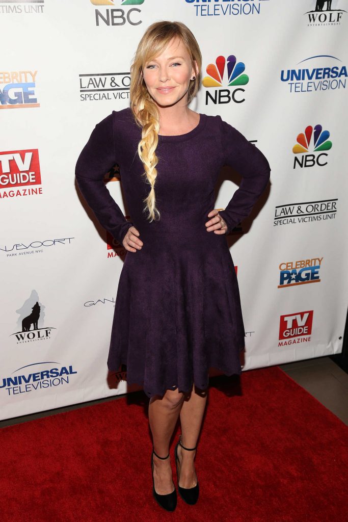 Kelli Giddish Celebrates of the 400th episode of Law and Order: Special Victims Unit in New York-1