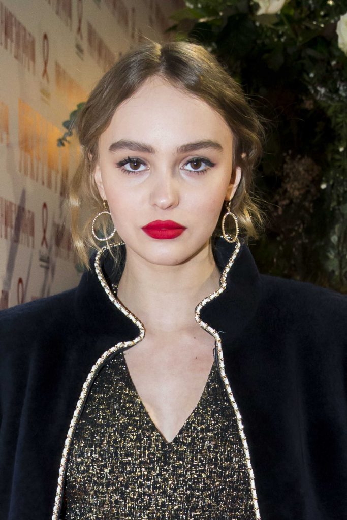 Lily-Rose Depp at the Sidaction Gala Dinner in Paris-5