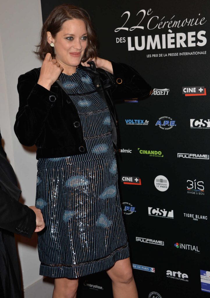 Marion Cotillard at the 22nd International Press Lights Ceremony in Paris-3