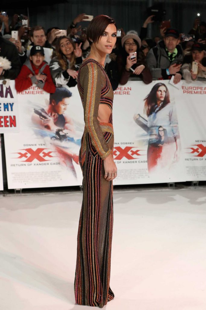 Ruby Rose at the XXX: Return of Xander Cage European Premiere in London-3