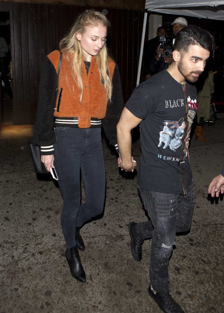 Sophie Turner Leaves a Jonas Brothers Private Party in West Hollywood With Joe Jonas-2
