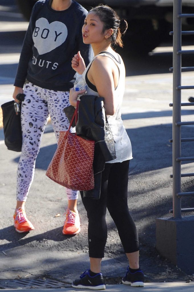 Brenda Song Was Seen Out in West Hollywood-3