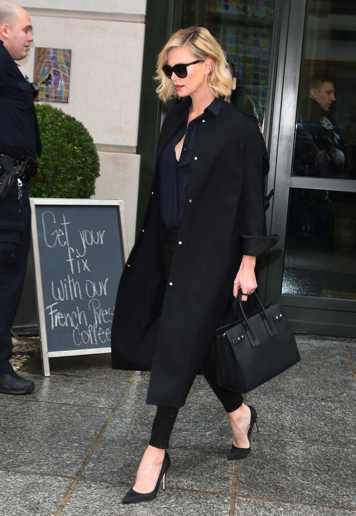 Charlize Theron Was Seen Out in New York-1