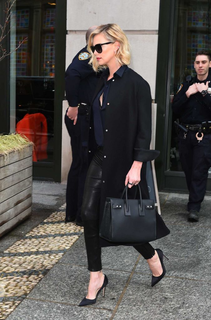 Charlize Theron Was Seen Out in New York-3