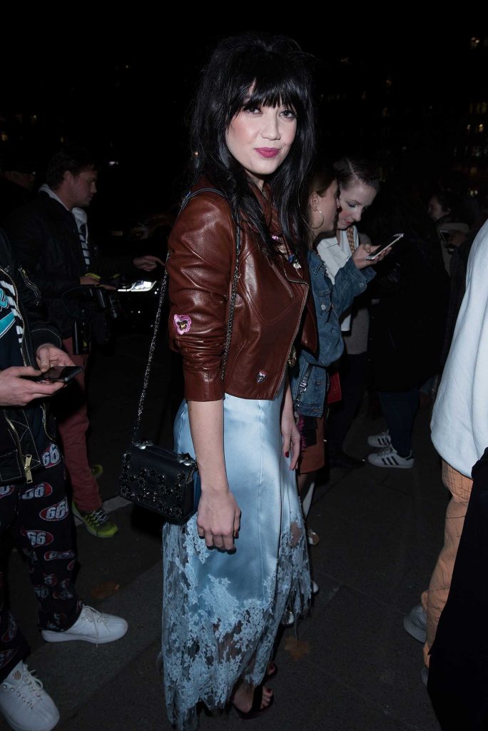 Daisy Lowe at the Burberry Show During the London Fashion Week-4