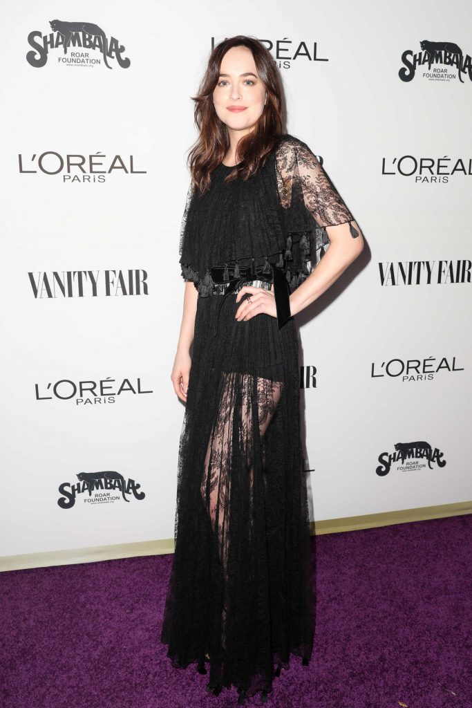 Dakota Johnson at the Vanity Fair and L'Oreal Paris Toast to Young Hollywood at Delilah in West Hollywood-2