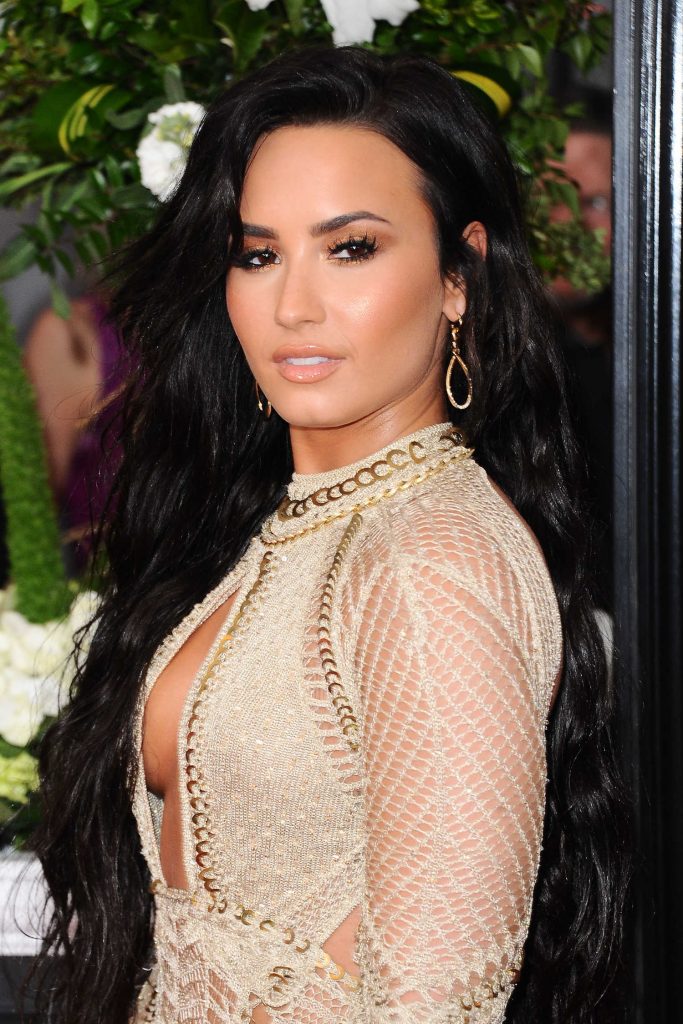 Demi Lovato at the 59th Grammy Awards in Los Angeles-4