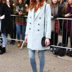 Eleanor Tomlinson at the Topshop Unique Show During the London Fashion Week