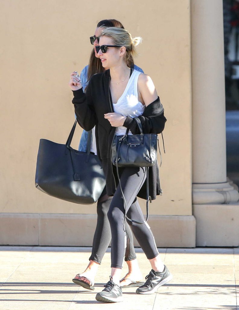 Emma Roberts Leaves a Lunch at Bouchon in Beverly Hills-2