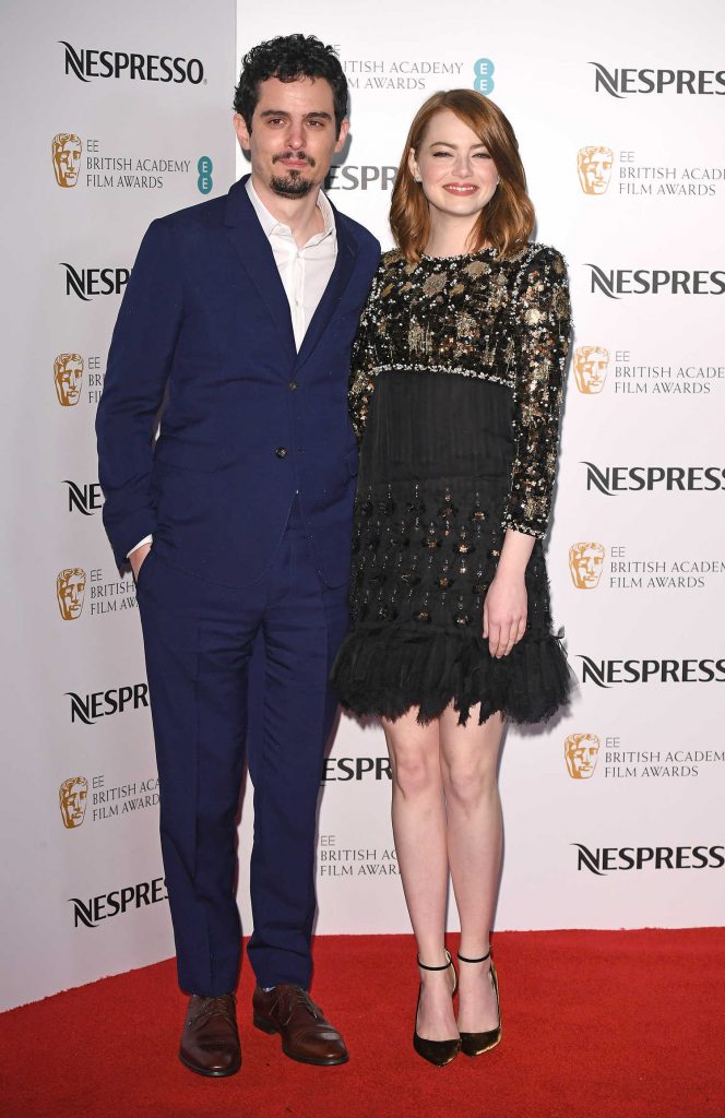 Emma Stone at the BAFTA Nespresso Nominees Party in London-3