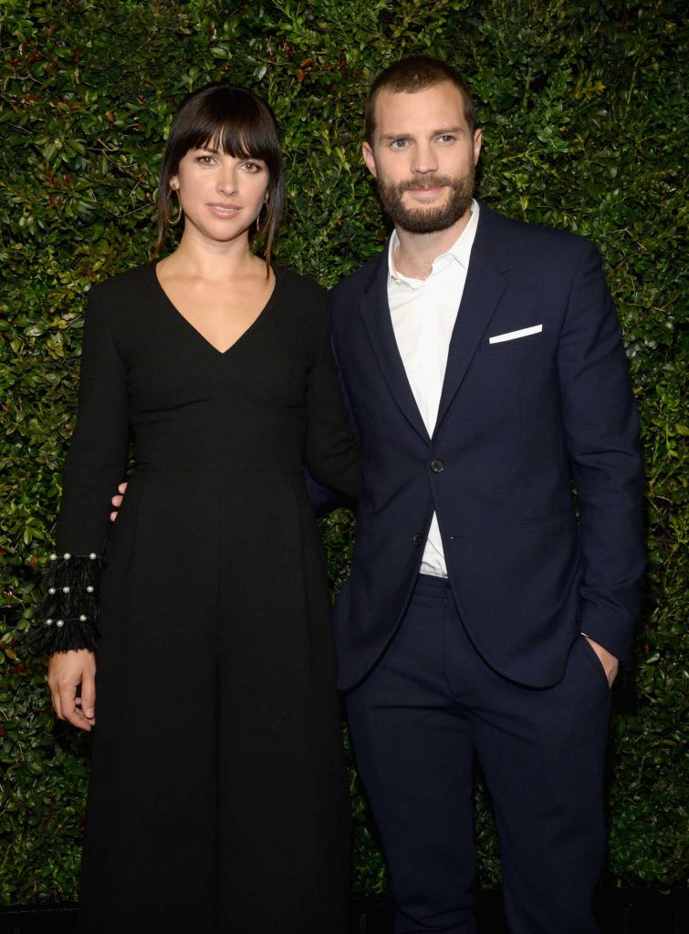 Jamie Dornan and Amelia Warner at the Charles Finch and Chanel Annual Pre-Oscar Awards Dinner in Beverly Hills-2