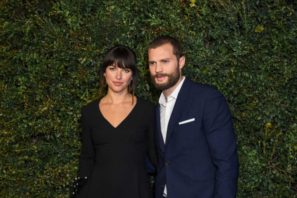 Jamie Dornan and Amelia Warner at the Charles Finch and Chanel Annual Pre-Oscar Awards Dinner in Beverly Hills-3