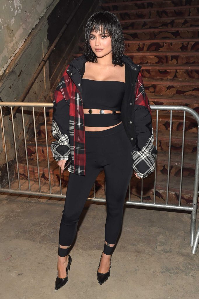 Kylie Jenner Attends the Alexander Wang Fashion Show During the New York Fashion Week-1