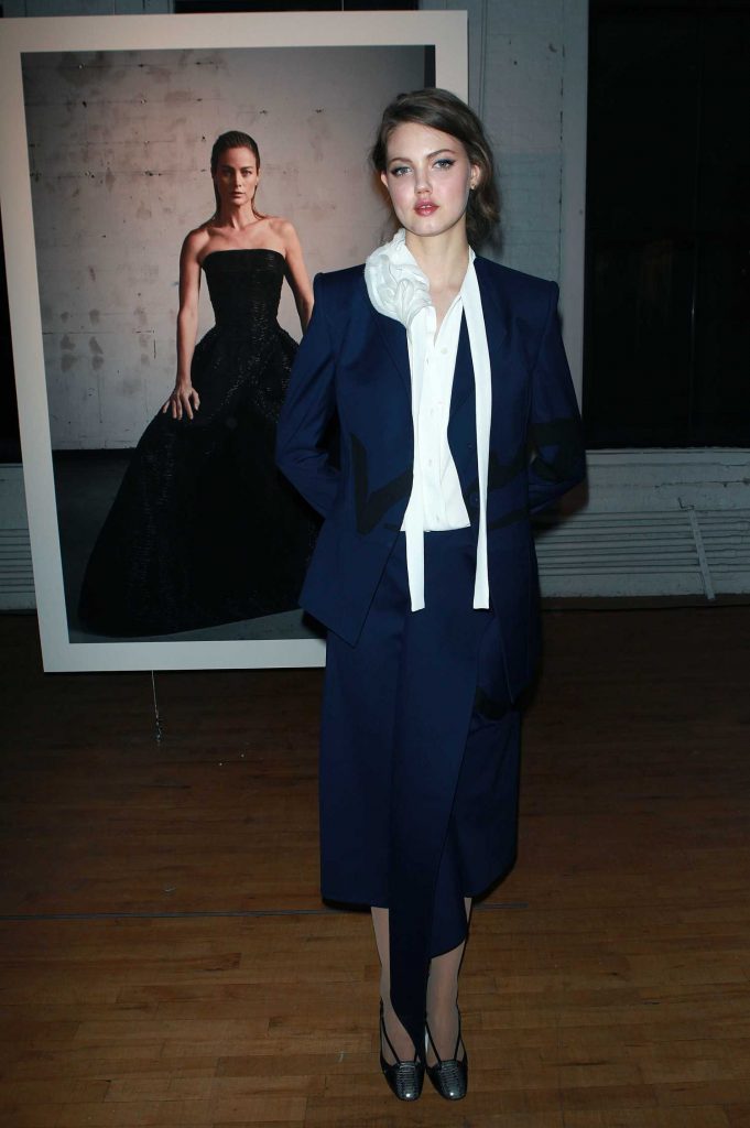 Lindsey Wixson at the Zac Posen Presentation During the New York Fashion Week-1