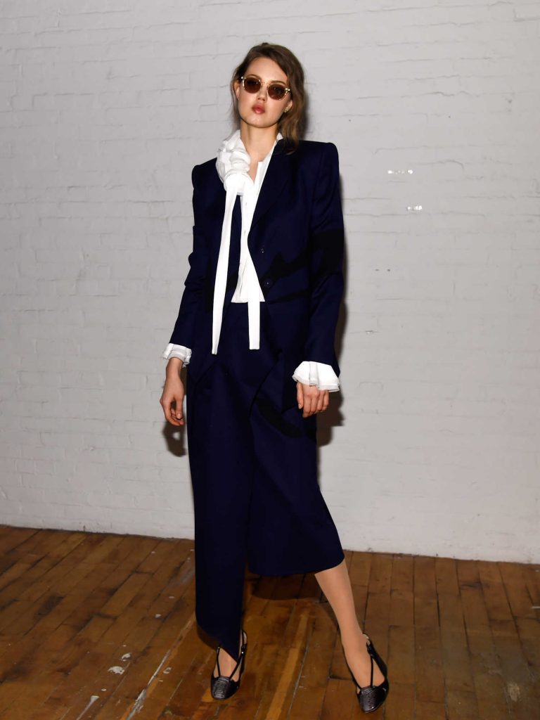 Lindsey Wixson at the Zac Posen Presentation During the New York Fashion Week-2