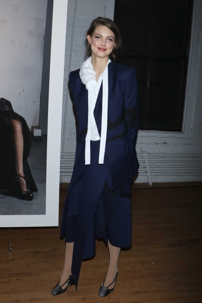 Lindsey Wixson at the Zac Posen Presentation During the New York Fashion Week-3
