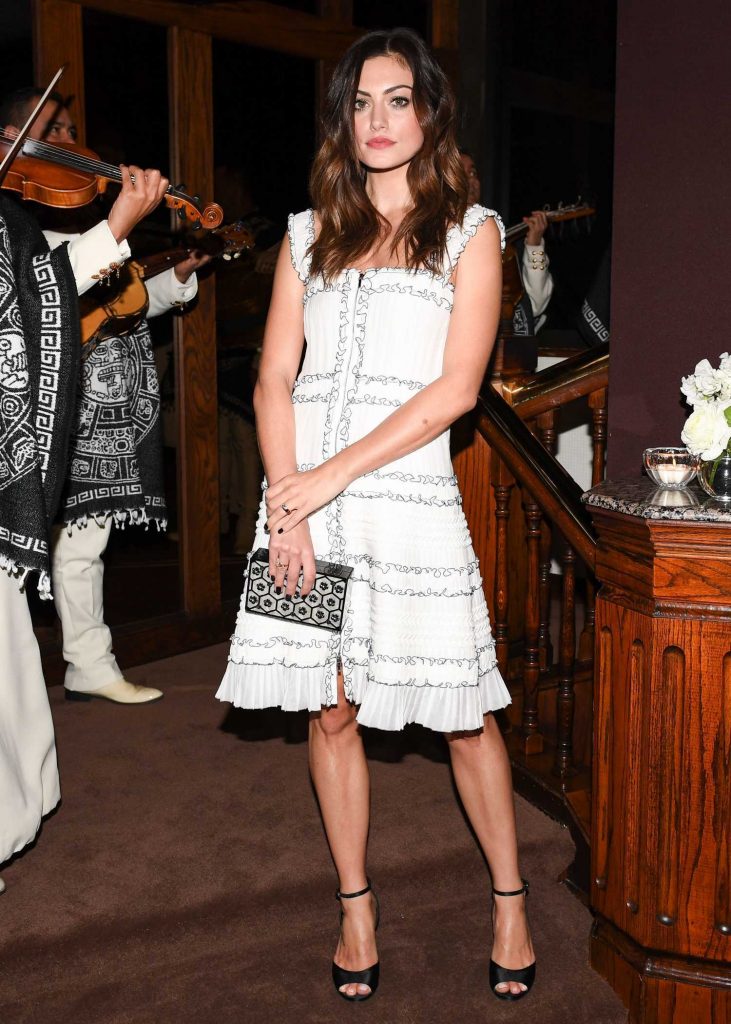 Phoebe Tonkin at the Charles Finch and Chanel Annual Pre-Oscar Awards Dinner in Beverly Hills-1