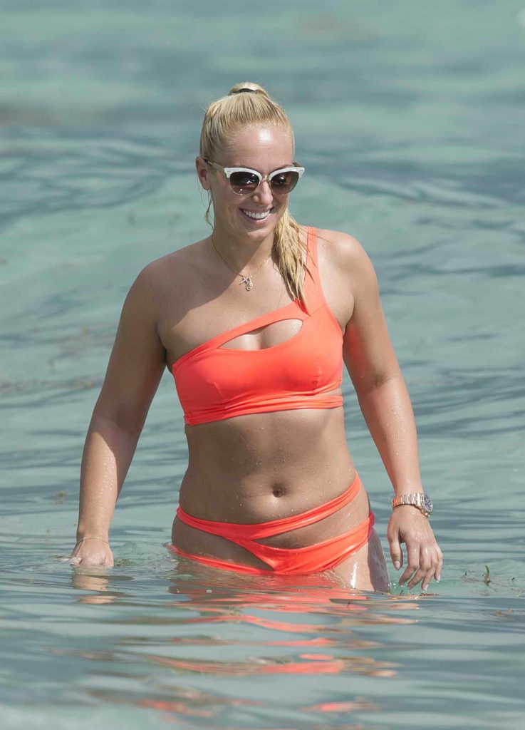 Sabine Lisicki in Bikini at the Beach in Miami-4