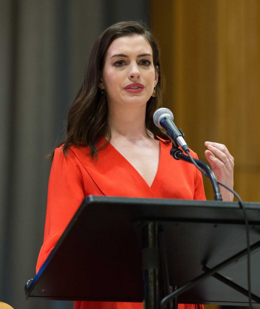 Anne Hathaway at International Women's Day at United Nations in New York-3