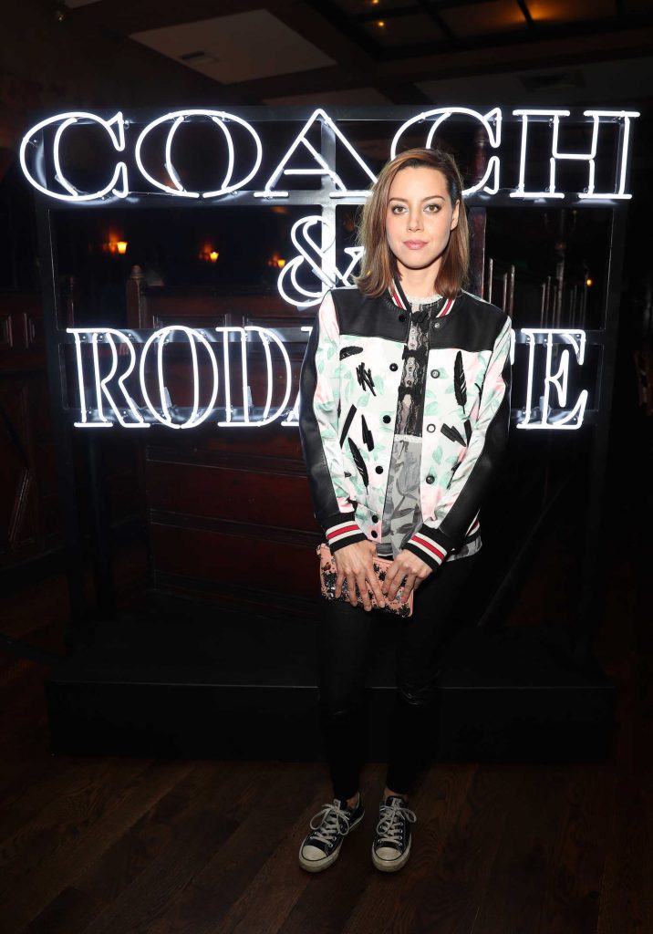 Aubrey Plaza at the Coach and Rodarte Dinner in Los Angeles-2