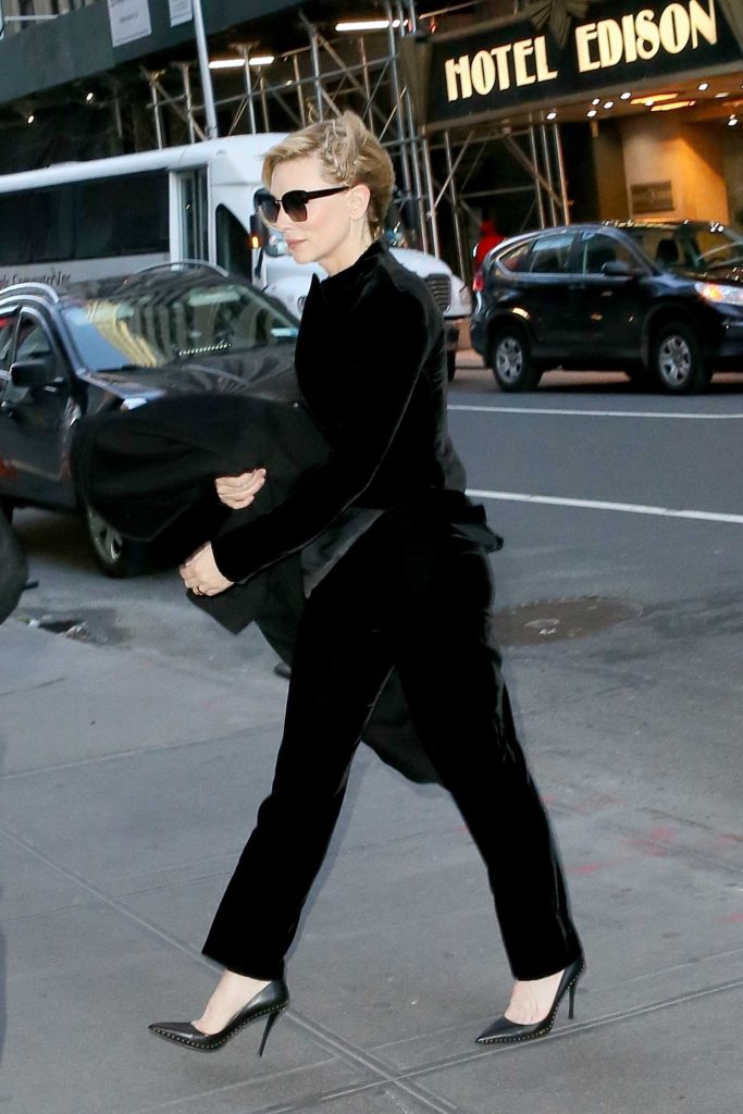 Cate Blanchett Was Seen Out in New York-1