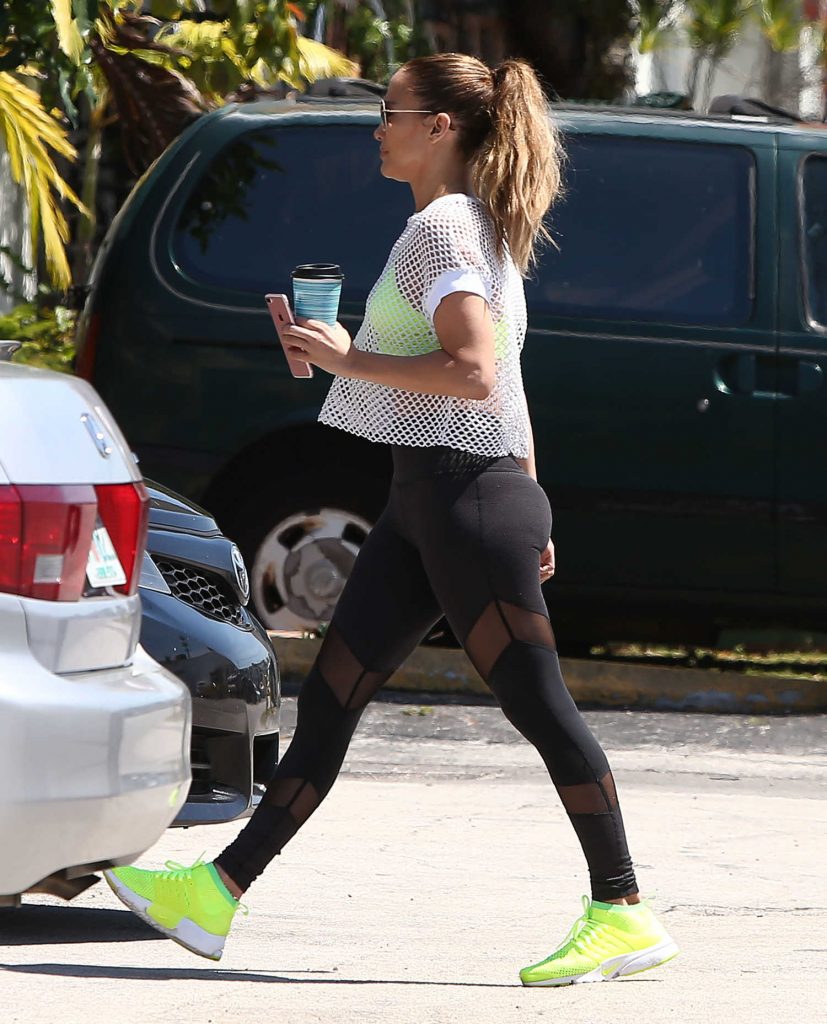 Jennifer Lopez Leaves a Gym in Miami-3
