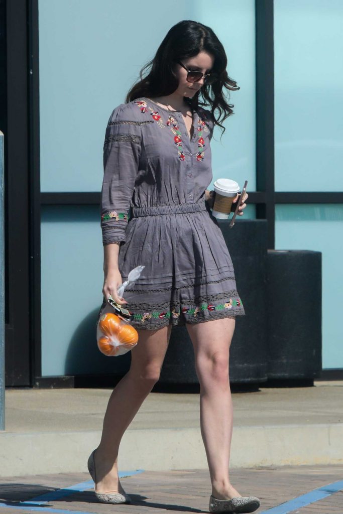 Lana Del Rey Wears a Short Dress Out in Malibu-2