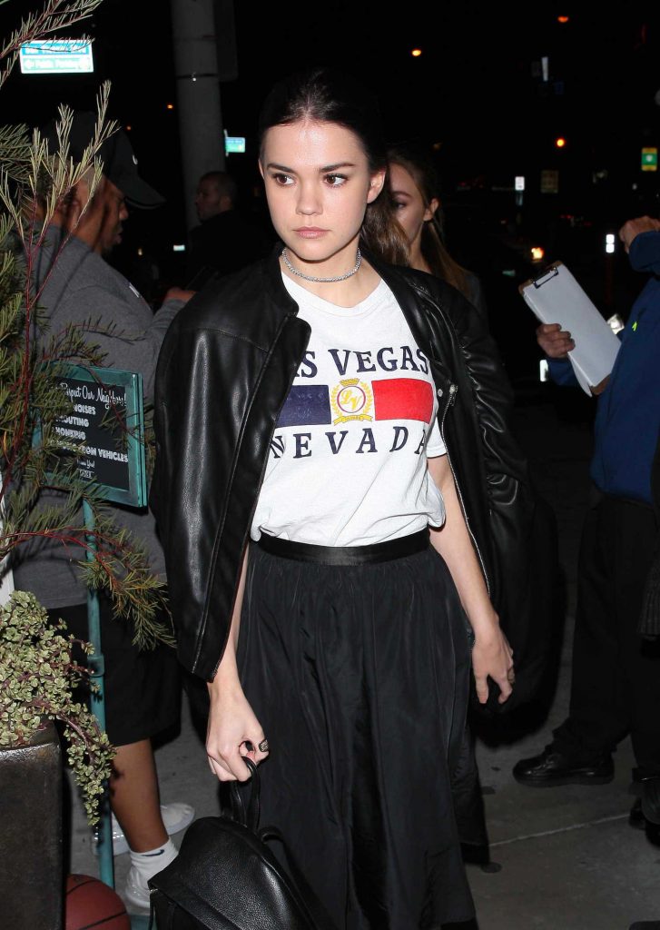 Maia Mitchell Leaves Catch Restaurant in West Hollywood-3
