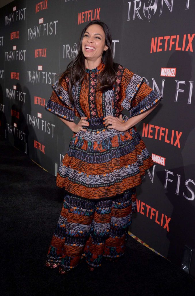 Rosario Dawson at Iron Fist TV Series Premiere in New York-3