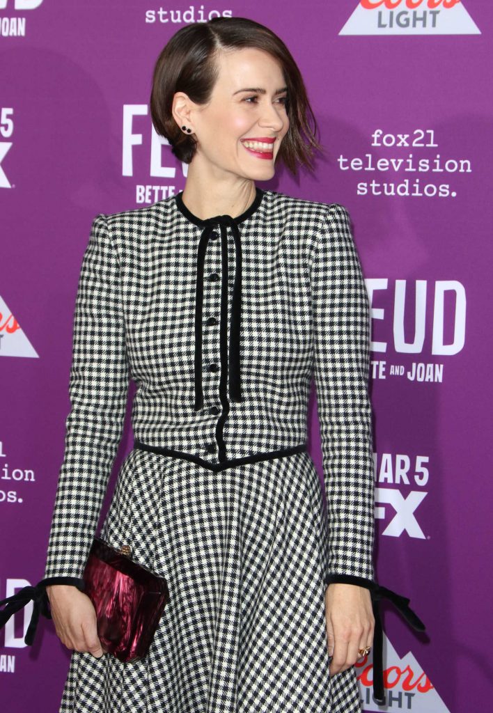 Sarah Paulson at the Feud: Bette and Joan TV Series Premiere in Los Angeles-4
