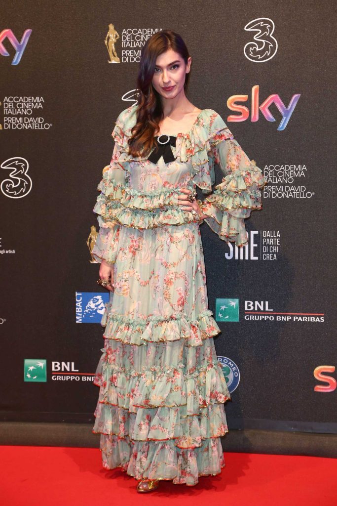 Stella Egitto at the 2017 David di Donatello Awards in Rome-4