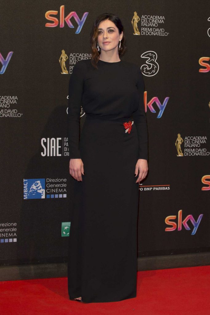 Valentina Lodovini at the 2017 David di Donatello Awards in Rome-1