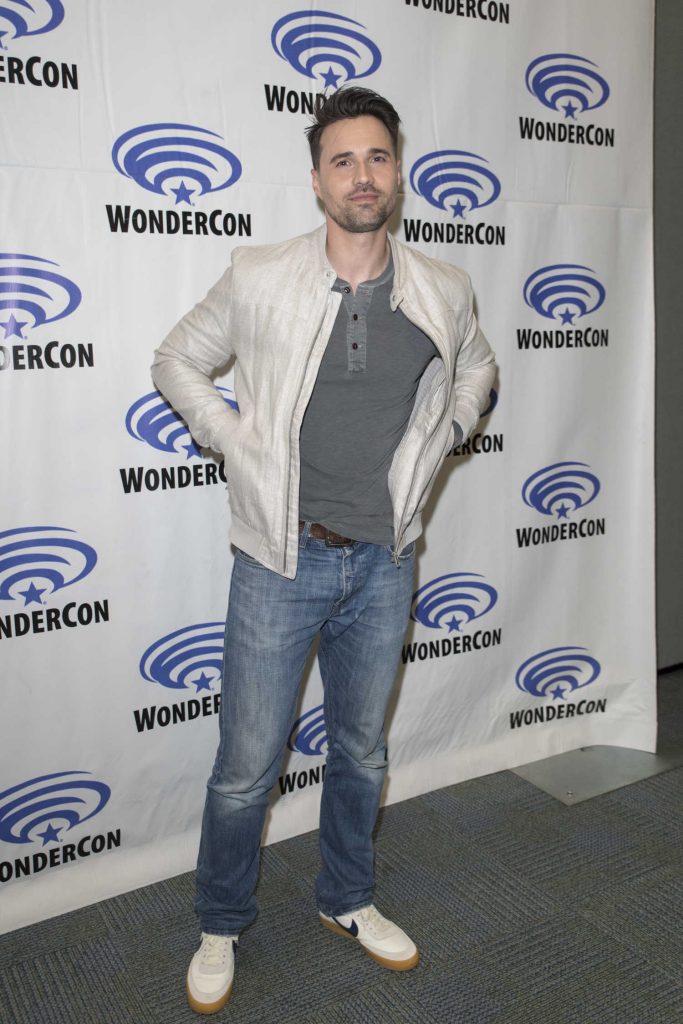 Brett Dalton at Agents of Shield Press Room at WonderCon in Anaheim-2