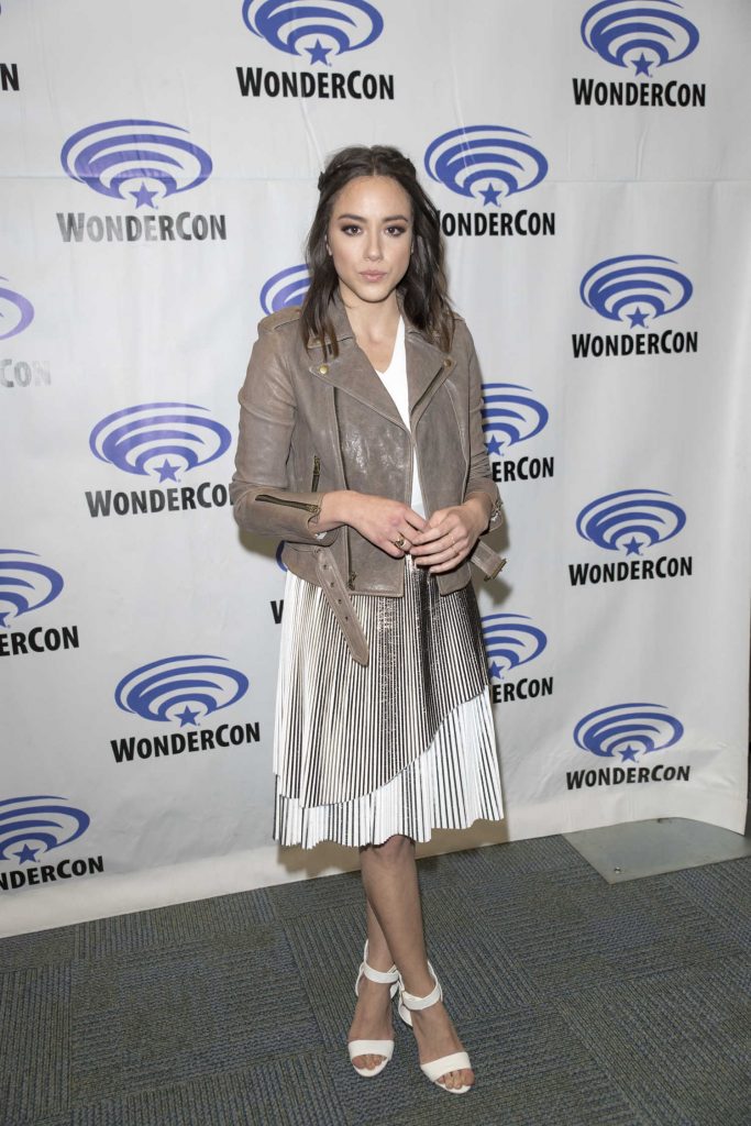 Chloe Bennet at Agents of Shield Press Room at WonderCon in Anaheim-1