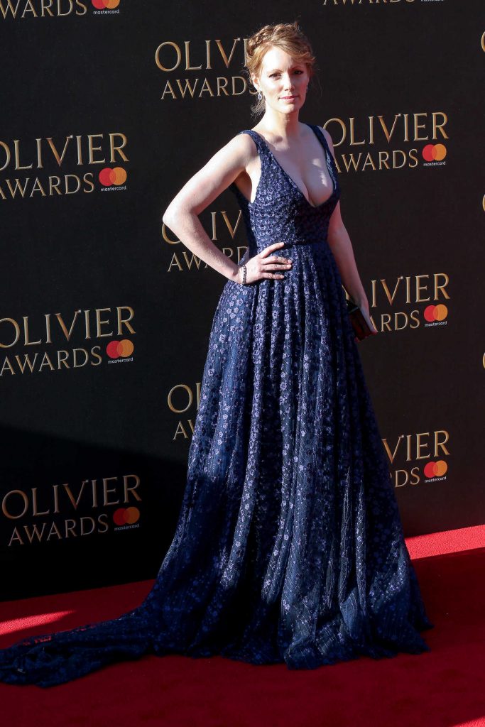 Clare Foster at the Olivier Awards in London-3