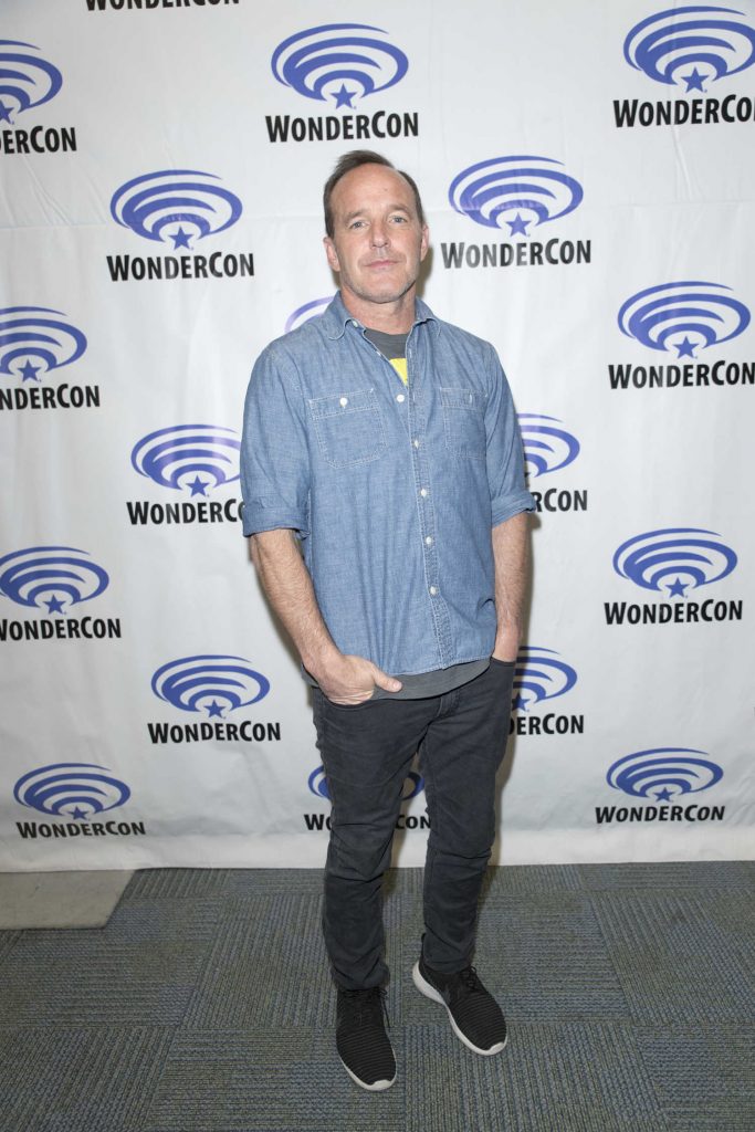 Clark Gregg at Agents of Shield Press Room at WonderCon in Anaheim-1