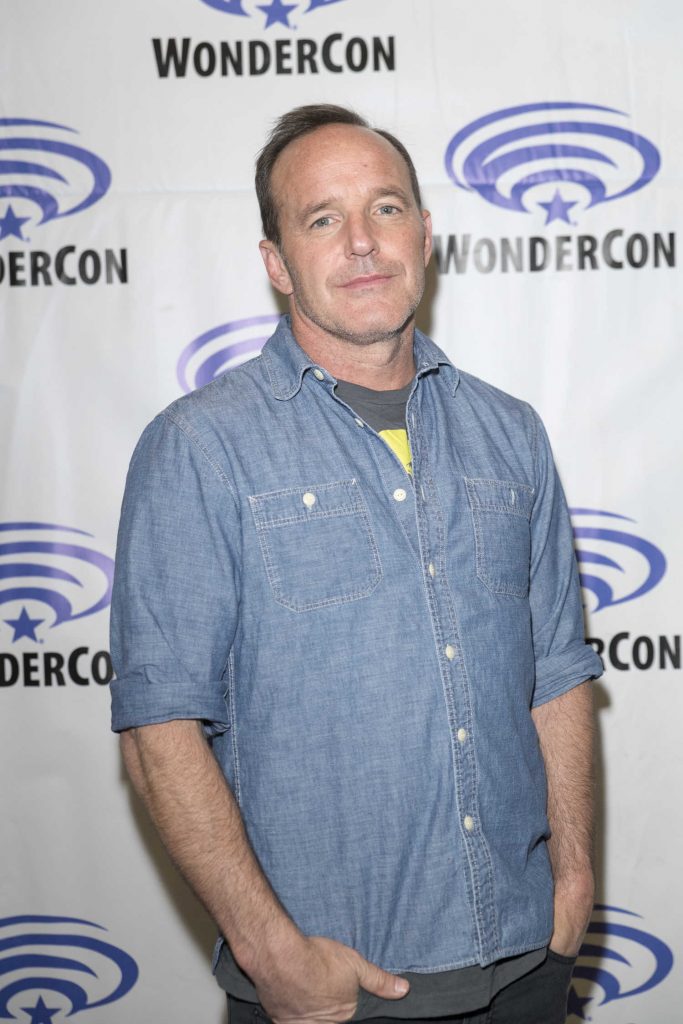 Clark Gregg at Agents of Shield Press Room at WonderCon in Anaheim-2