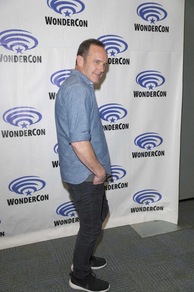 Clark Gregg at Agents of Shield Press Room at WonderCon in Anaheim-3