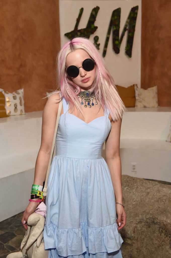 Dove Cameron Attends H&M Loves Coachella Tent During the Coachella Valley Music and Arts Festival in Indio-2