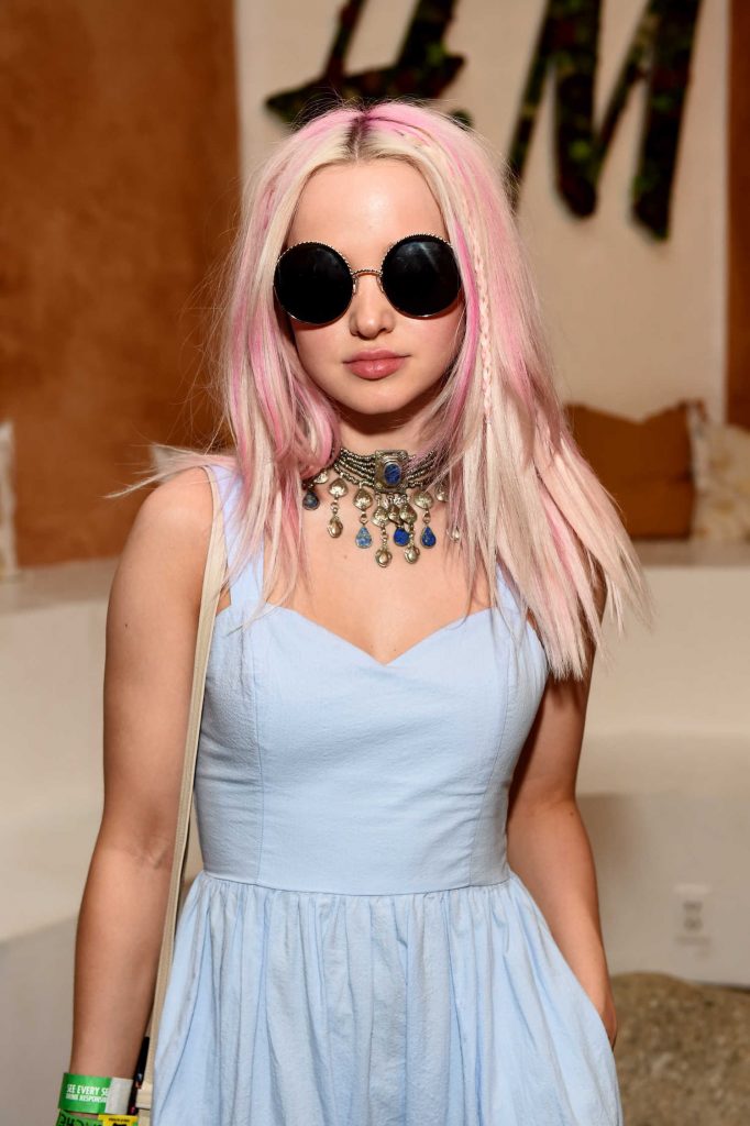 Dove Cameron Attends H&M Loves Coachella Tent During the Coachella Valley Music and Arts Festival in Indio-3