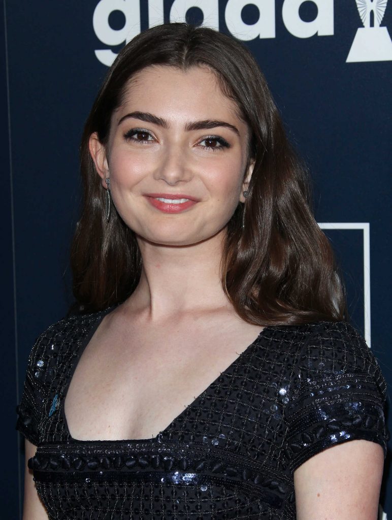 Emily Robinson at the 28th Annual GLAAD Media Awards in Los Angeles 04/01/2017-3
