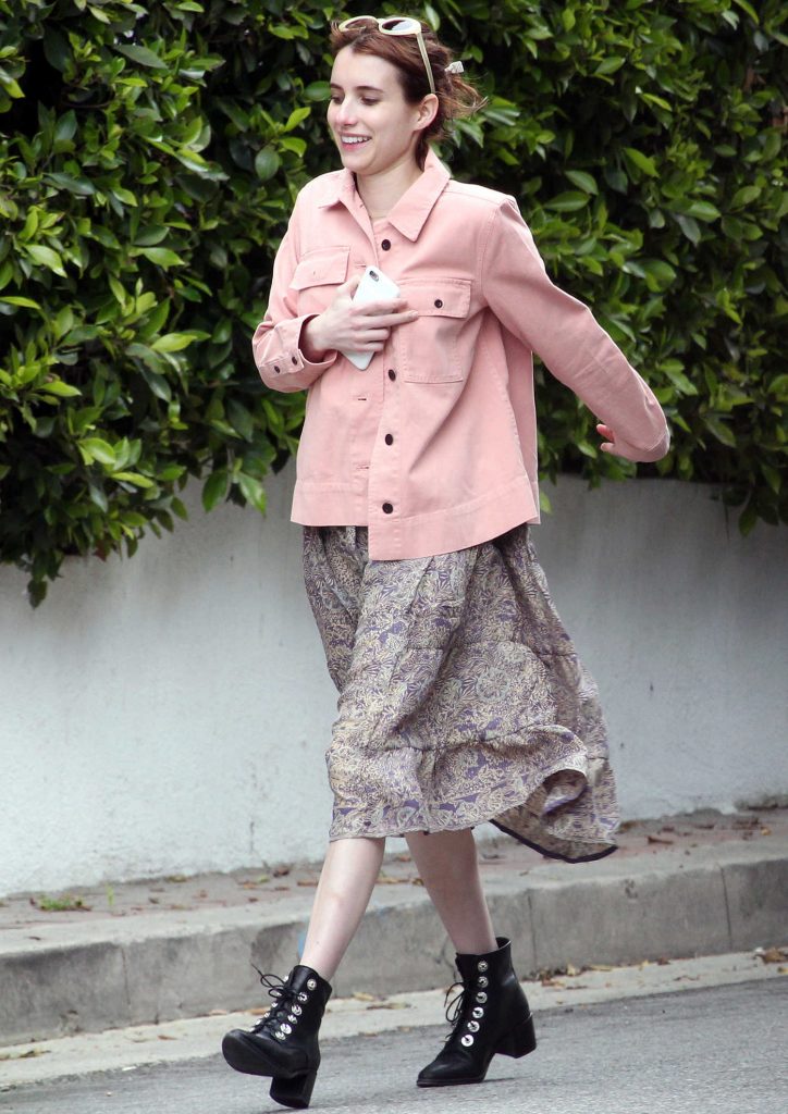 Emma Roberts Was Seen in Hollywood Hills-3