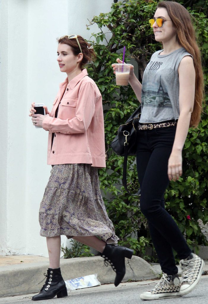 Emma Roberts Was Seen in Hollywood Hills-5