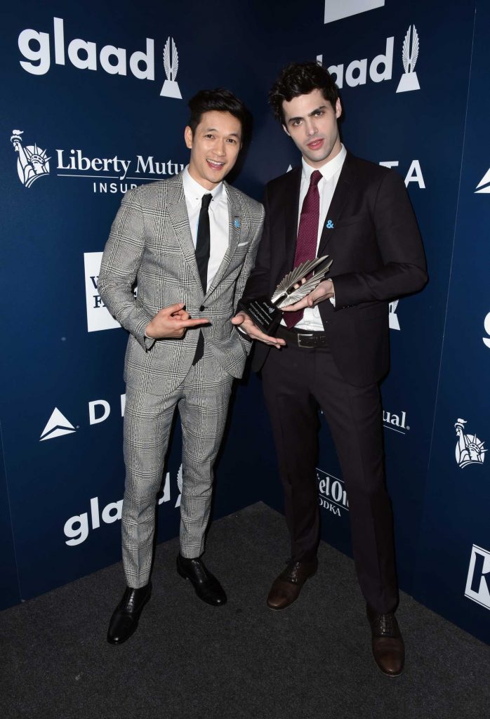 Harry Shum Jr. at the 28th Annual GLAAD Media Awards in Los Angeles-3