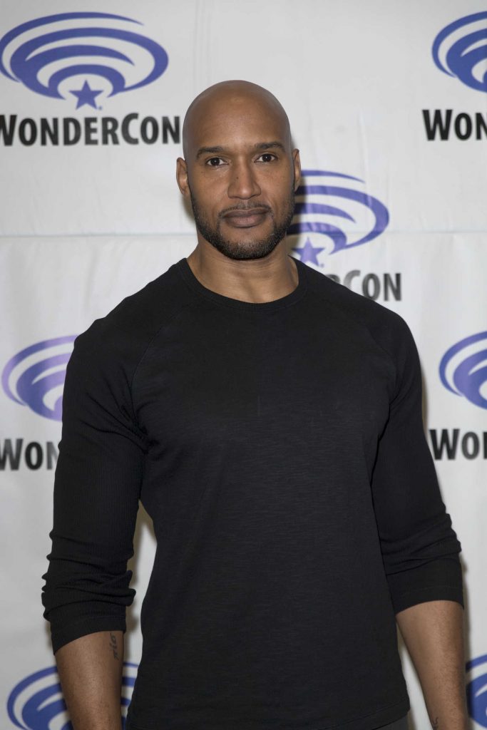 Henry Simmons at Agents of Shield Press Room at WonderCon in Anaheim-2