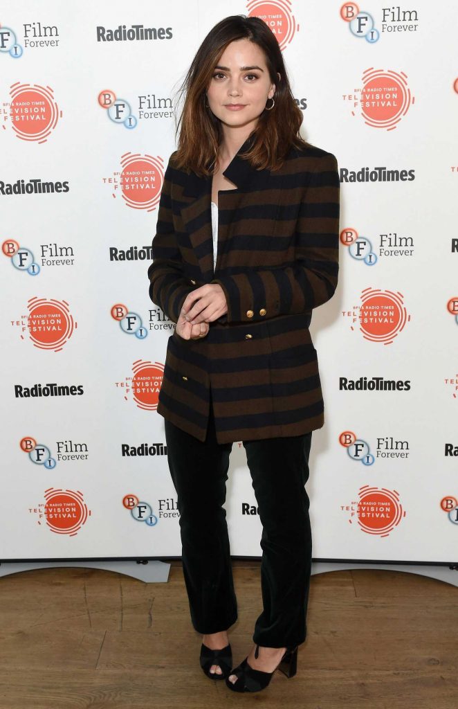 Jenna-Louise Coleman at the BFI Radio Times TV Festival in London-1