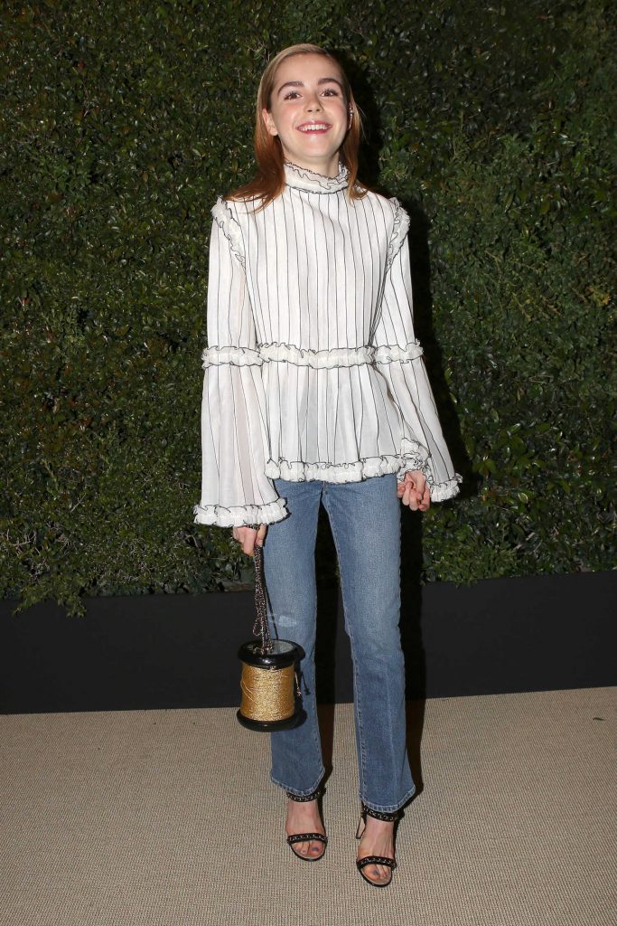 Kiernan Shipka at the Chanel Dinner Hosted by Pharrell Williams in Los Angeles-1