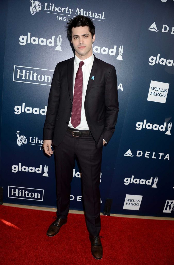 Matthew Daddario at the 28th Annual GLAAD Media Awards in Los Angeles-1