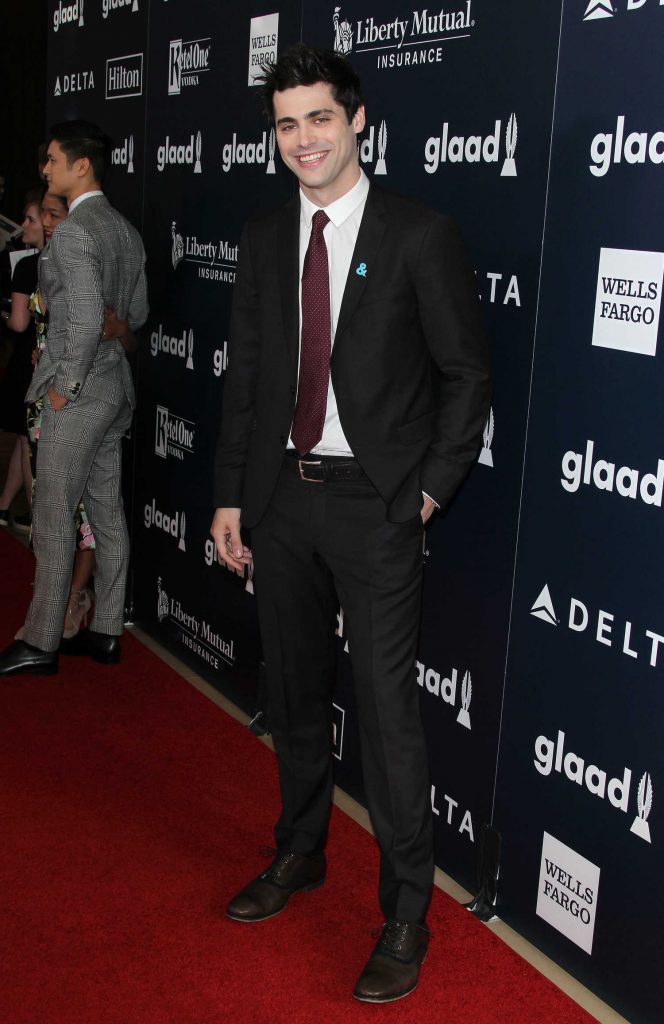 Matthew Daddario at the 28th Annual GLAAD Media Awards in Los Angeles-2